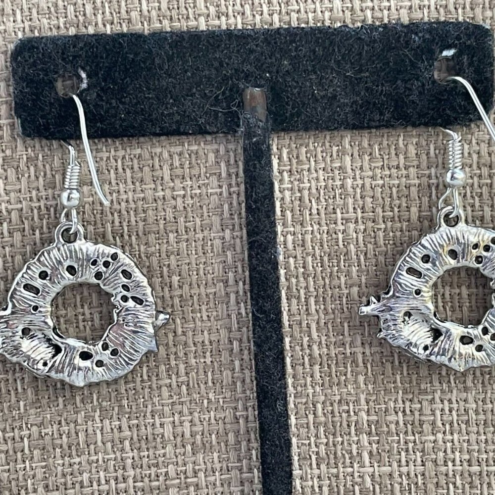 Women Earrings Silver Tone Fashion Jewelry Bird Earrings - Picture 9 of 11